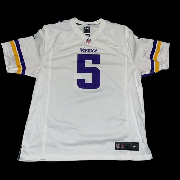 Nike Other - Nike NFL Teddy Bridgewater Minnesota Vikings #5 White Road Jersey Extra Large